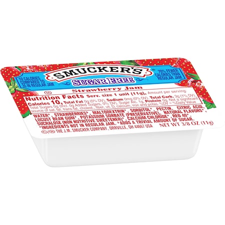 Smuckers Smucker's Kosher Sugar Free Jelly Cup Assortment .375 oz., PK200 5150005555